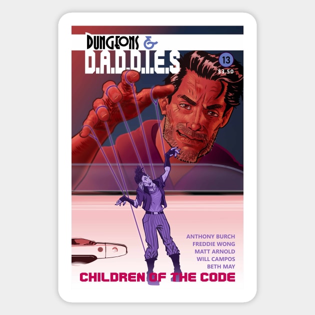 Dungeons and Daddies - S02 E13 Comic Cover Poster Sticker by istill